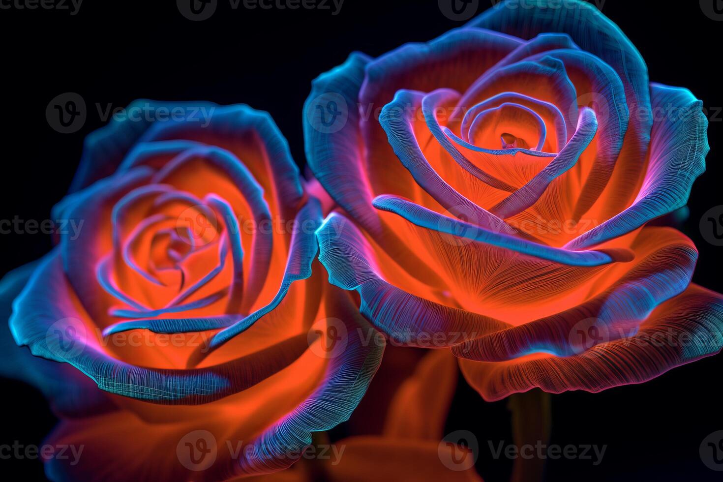 Glowing Rose Texture Background photo