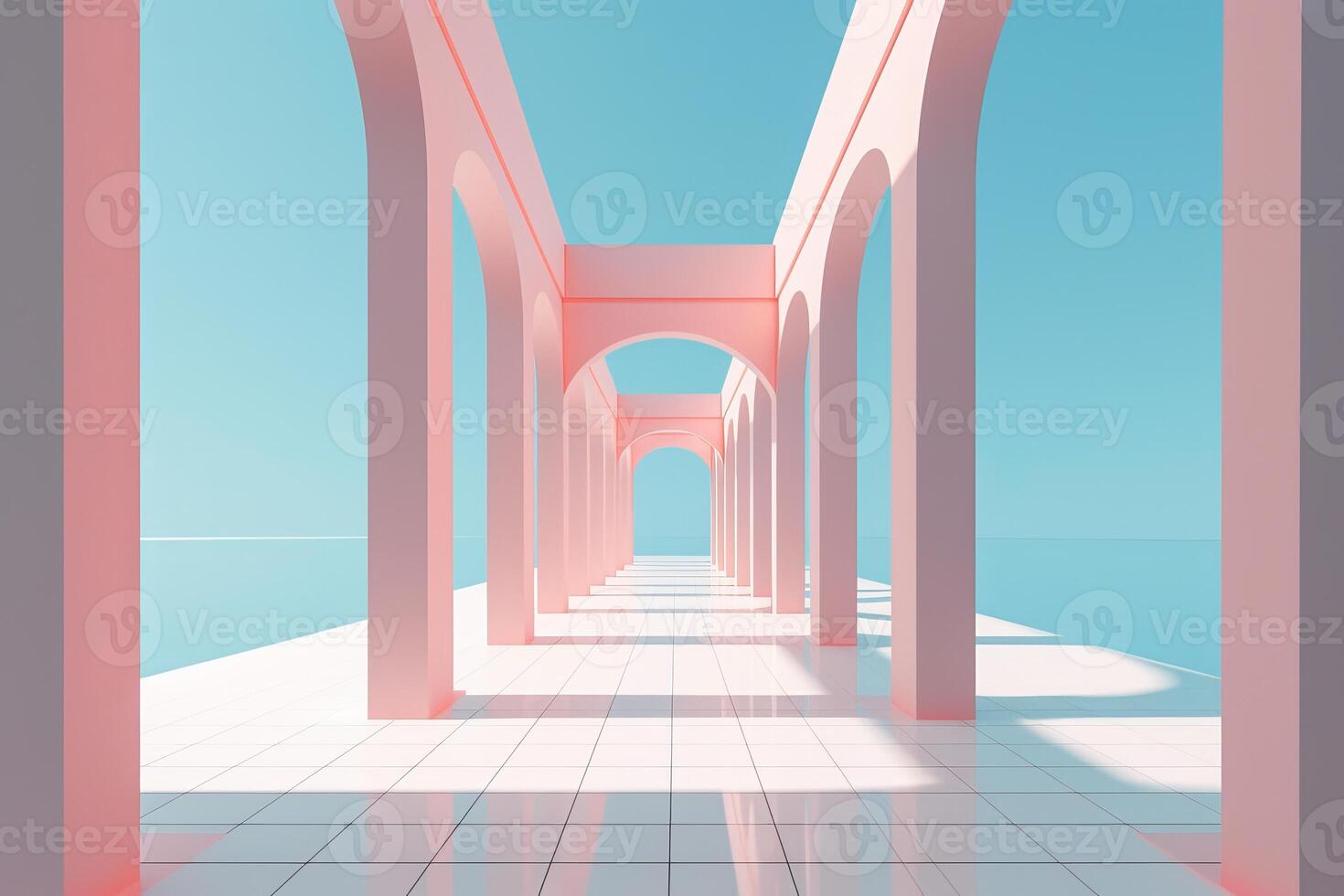 Otherworldly Minimalist Architecture Design Photo