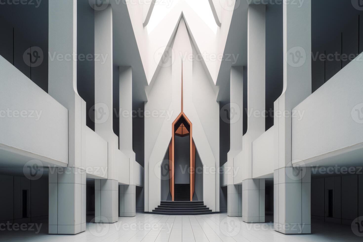 Otherworldly Minimalist Architecture Design Photo