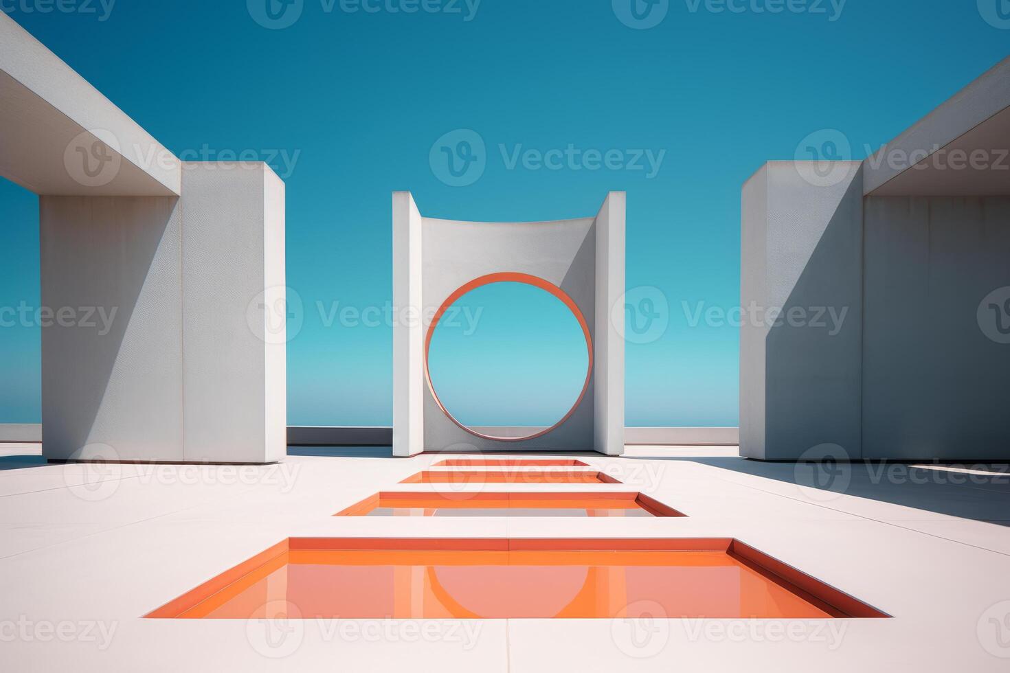 Otherworldly Minimalist Architecture Design Photo