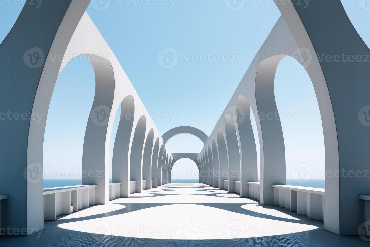 Otherworldly Minimalist Architecture Design Photo