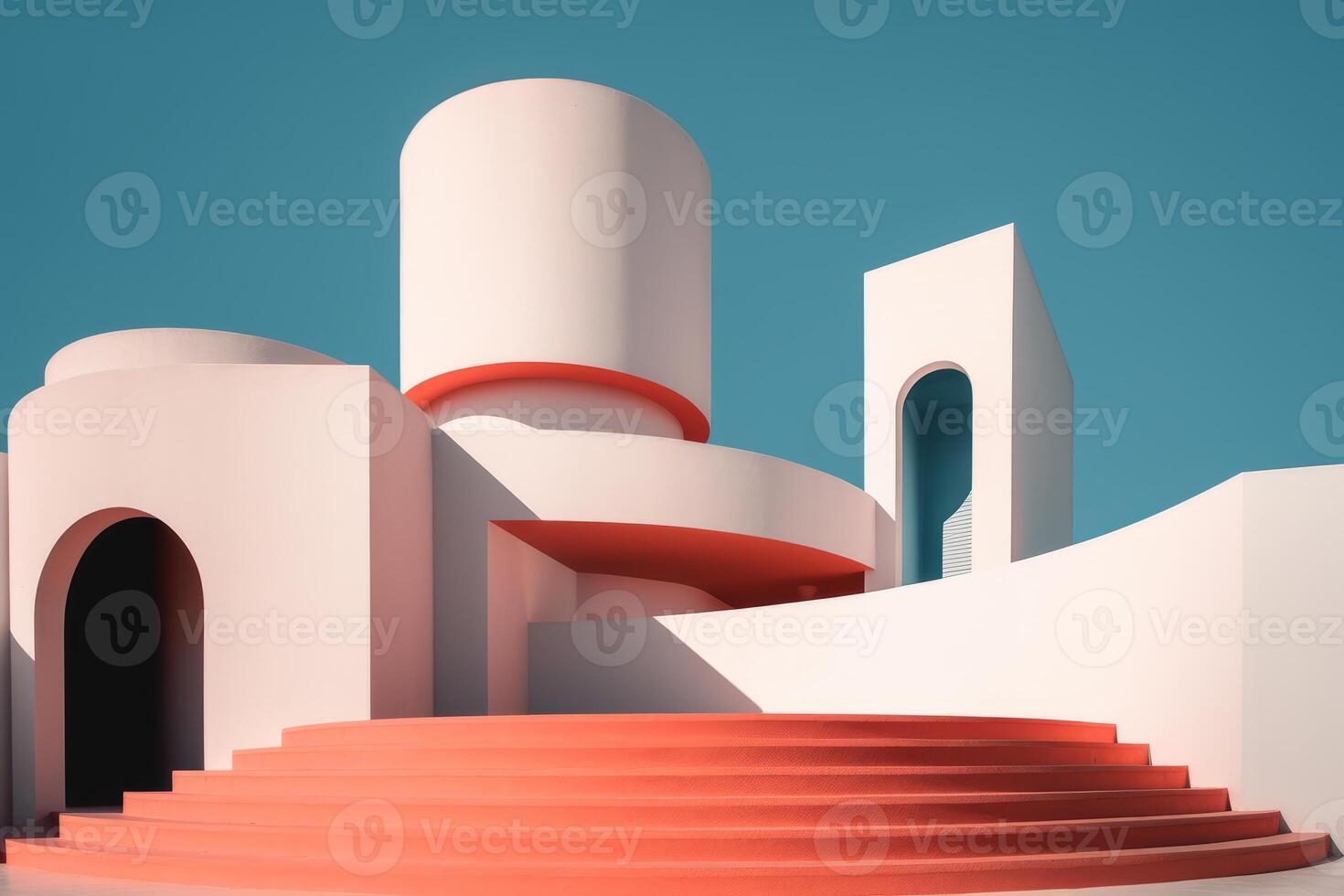 Otherworldly Minimalist Architecture Design Photo