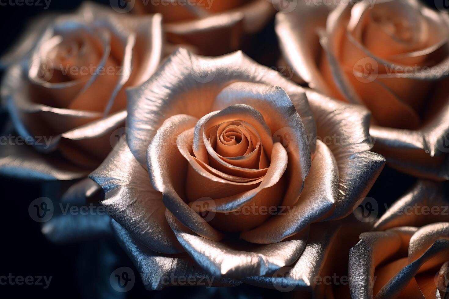 Platinum Rose Texture Background photo
