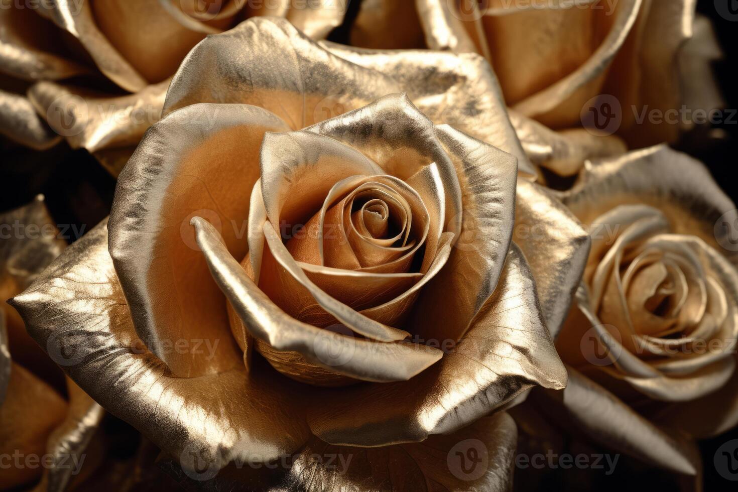 Platinum Rose Texture Background photo