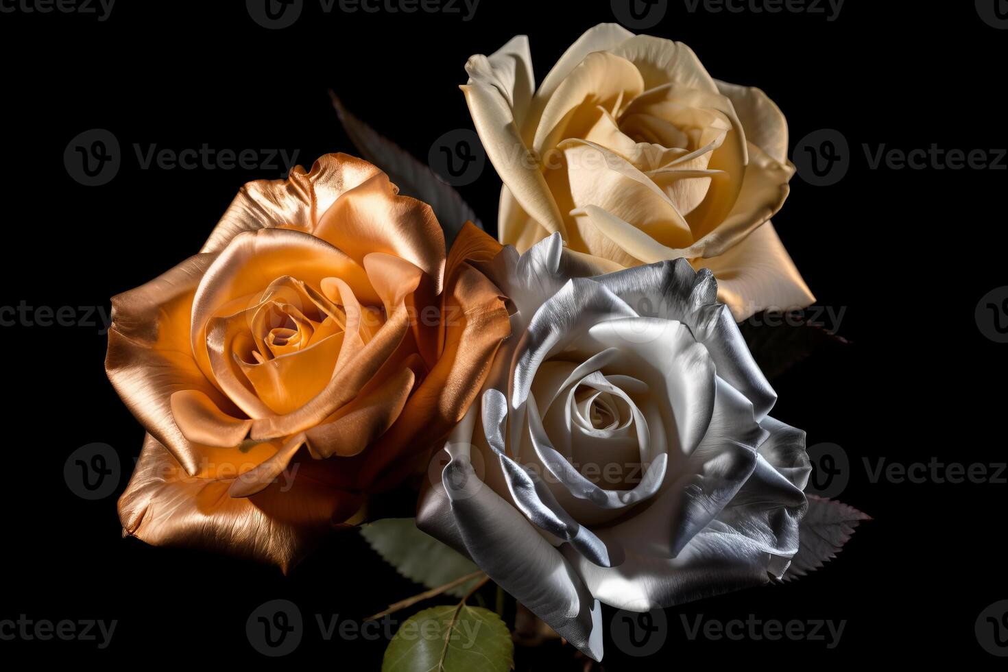 Platinum Rose Texture Background photo