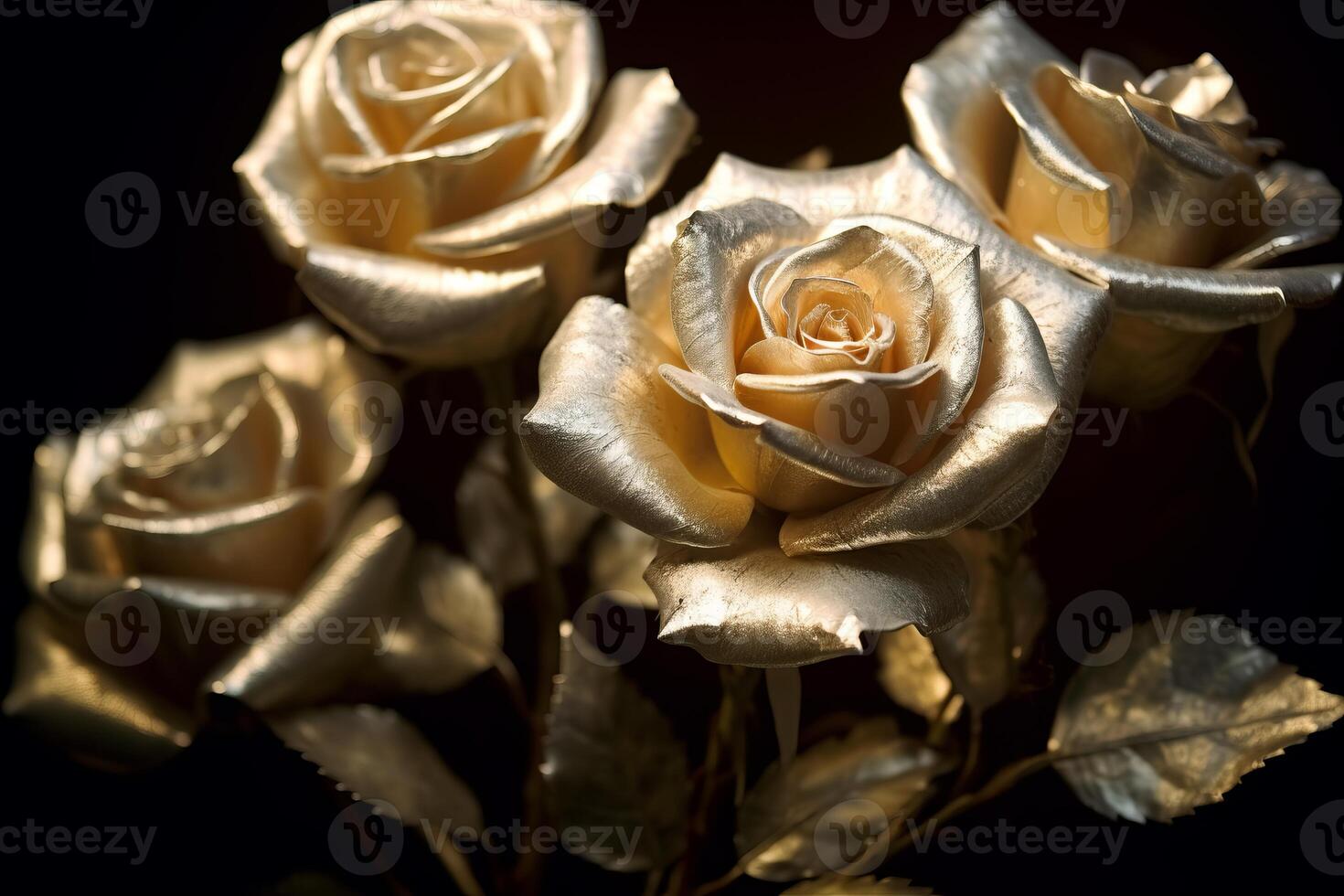 Platinum Rose Texture Background photo