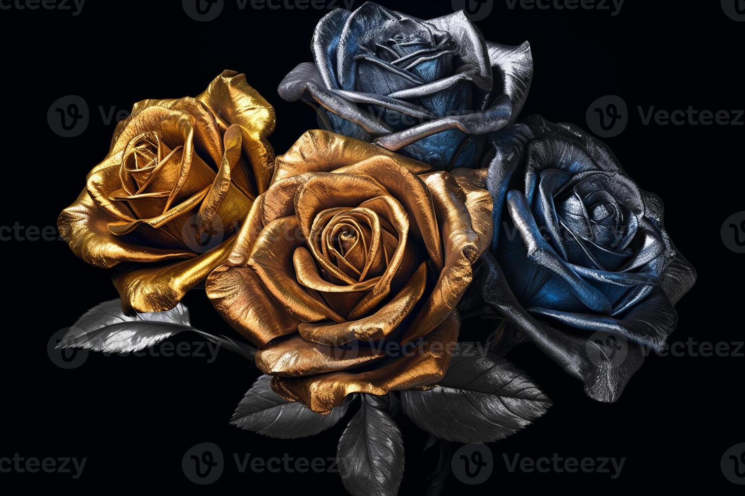 Platinum Rose Texture Background photo