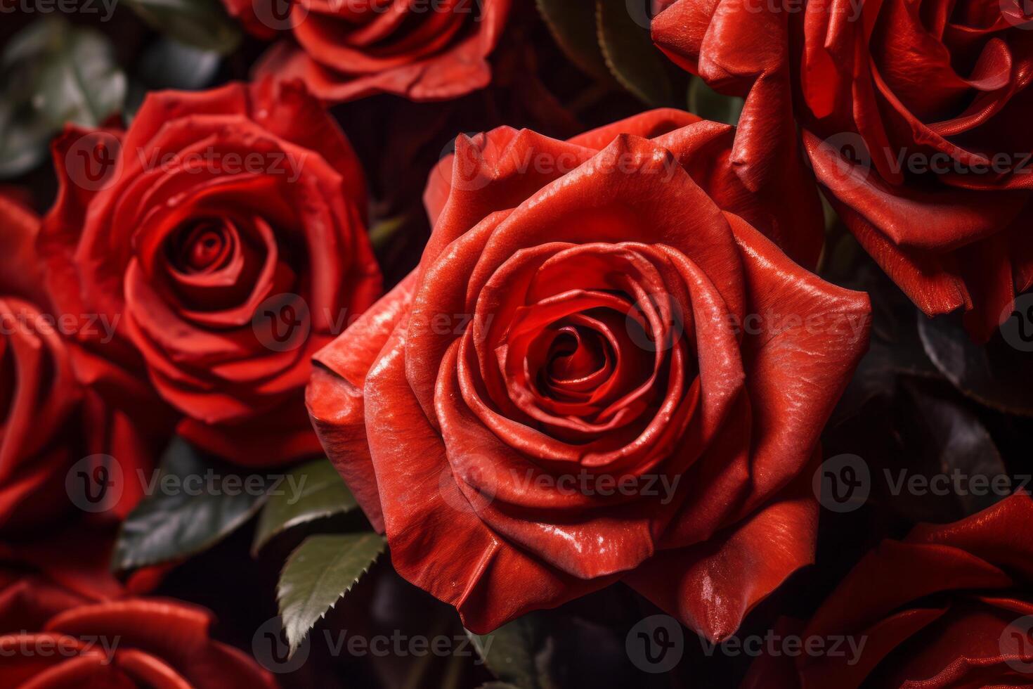 Red Roses Texture Background photo