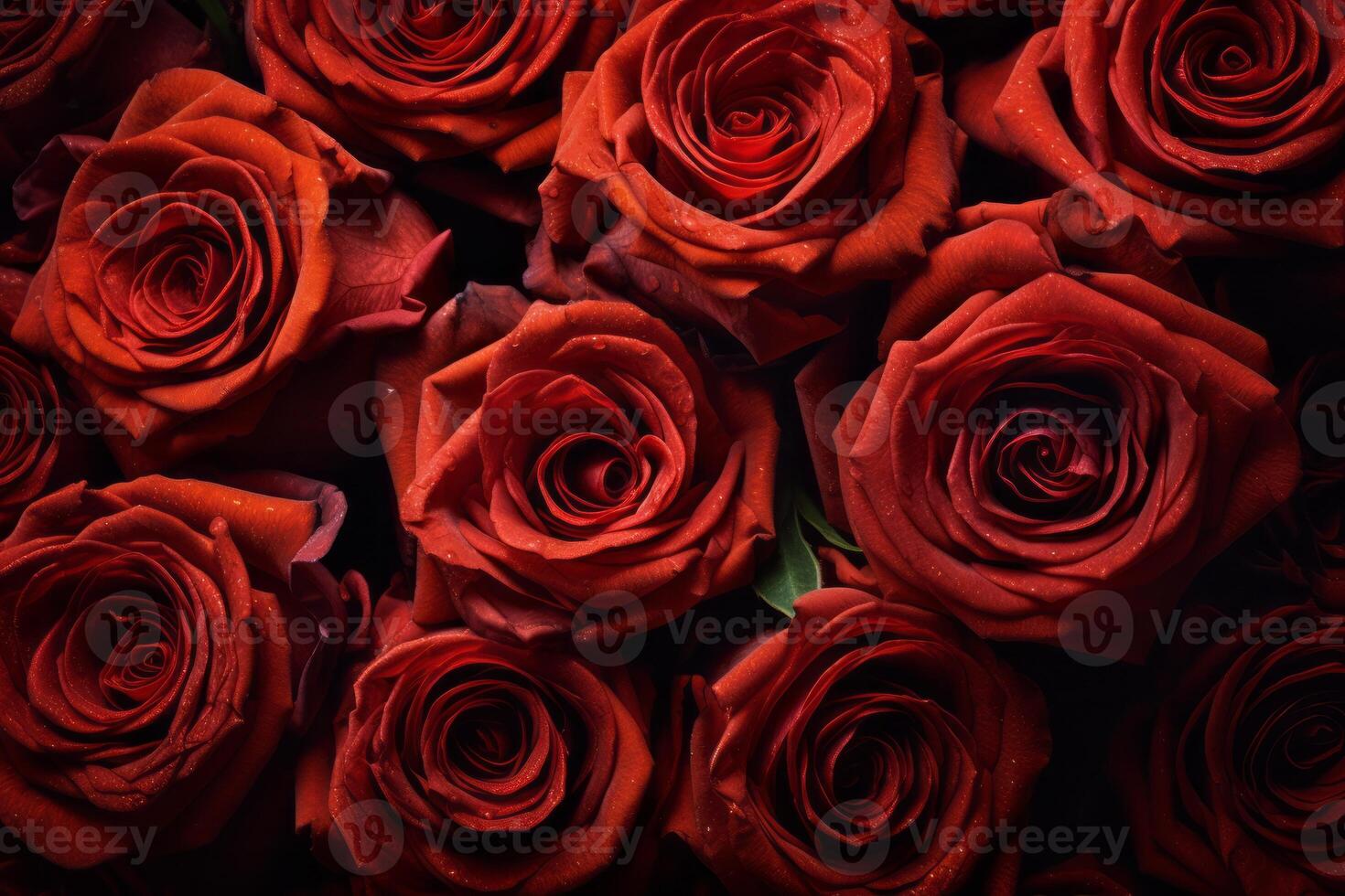 Red Roses Texture Background photo
