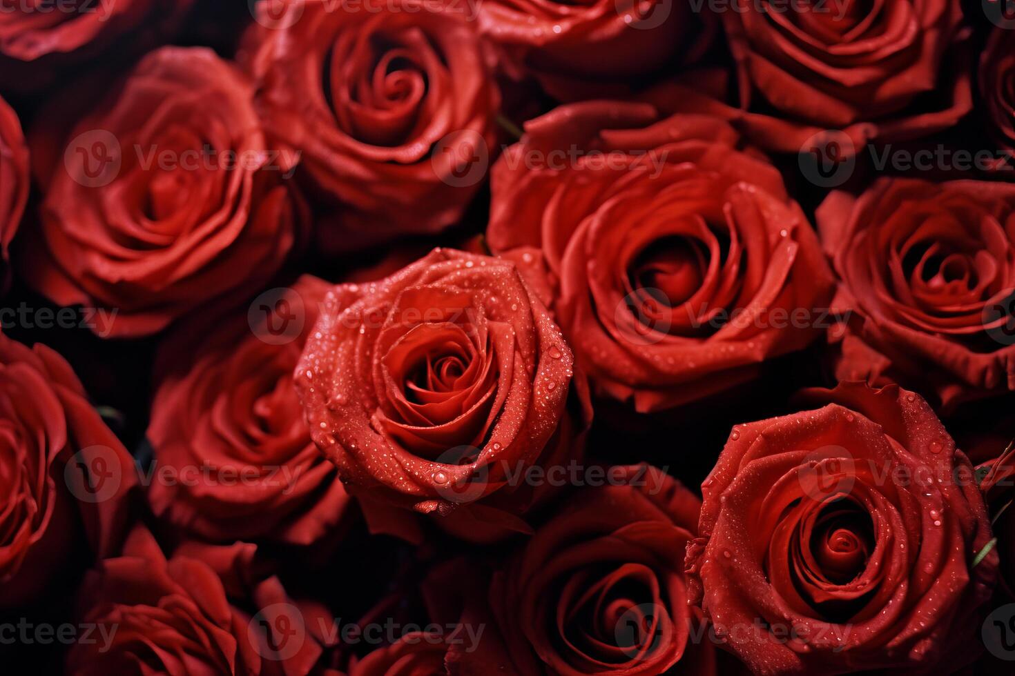 Red Roses Texture Background photo