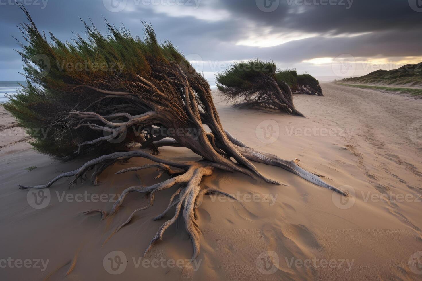 Otherwordly Scenic Beachscape photo