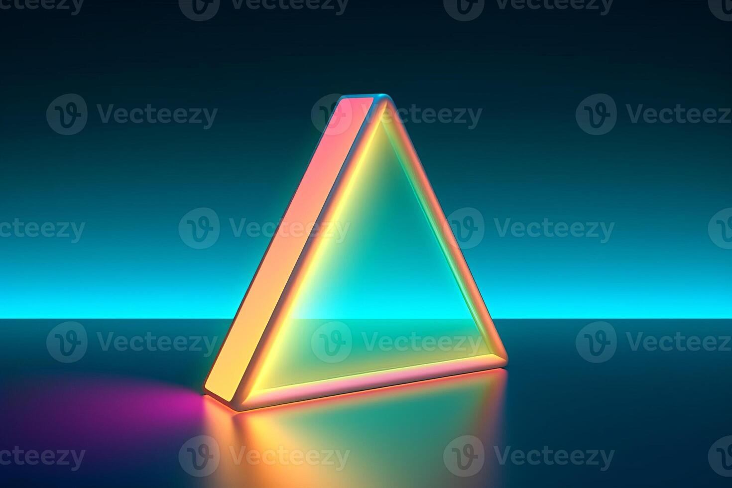 Sleek Modern Geometric Glowing Shapes Outline Background photo