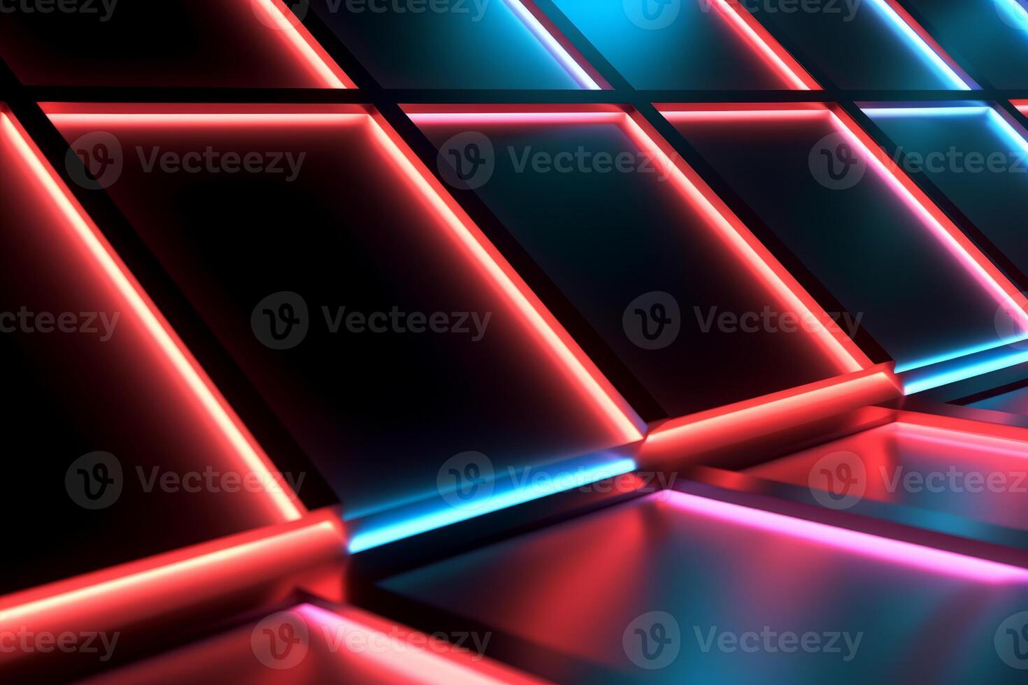 Sleek Modern Geometric Glowing Shapes Outline Background photo
