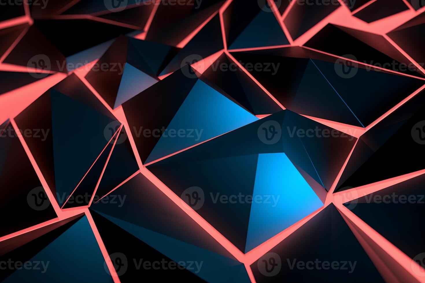 Sleek Modern Geometric Glowing Shapes Outline Background photo