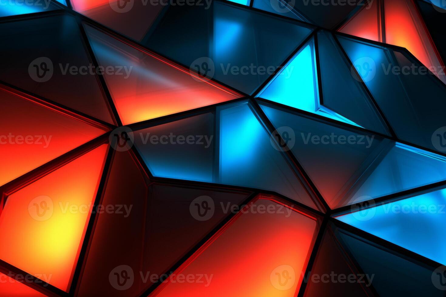 Sleek Modern Geometric Glowing Shapes Outline Background photo