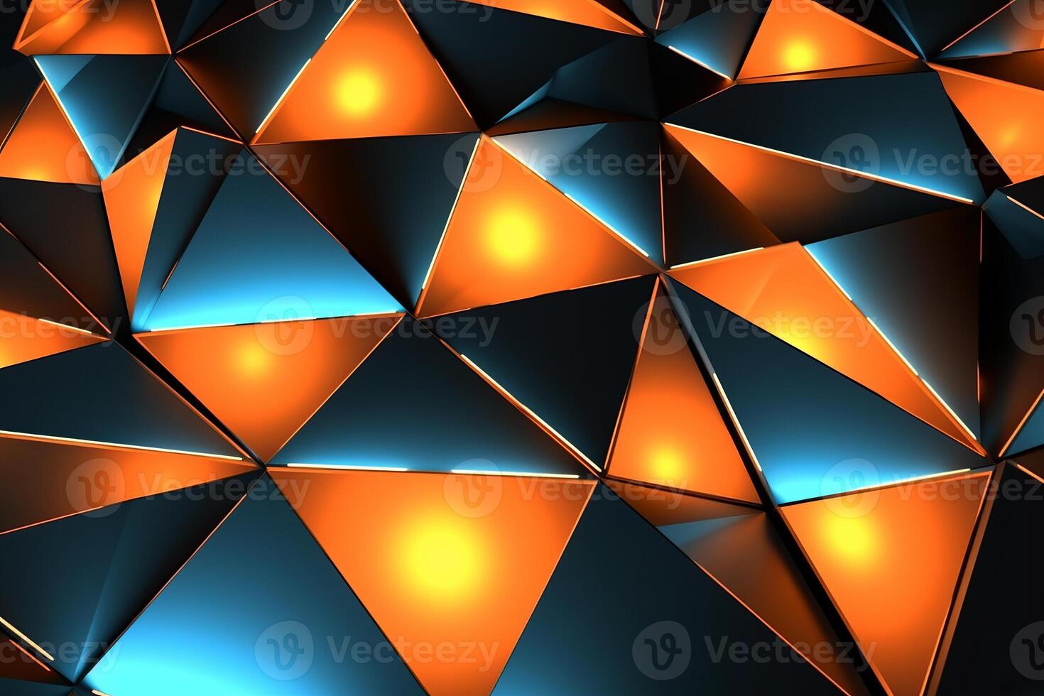 Sleek Modern Geometric Glowing Shapes Outline Background photo