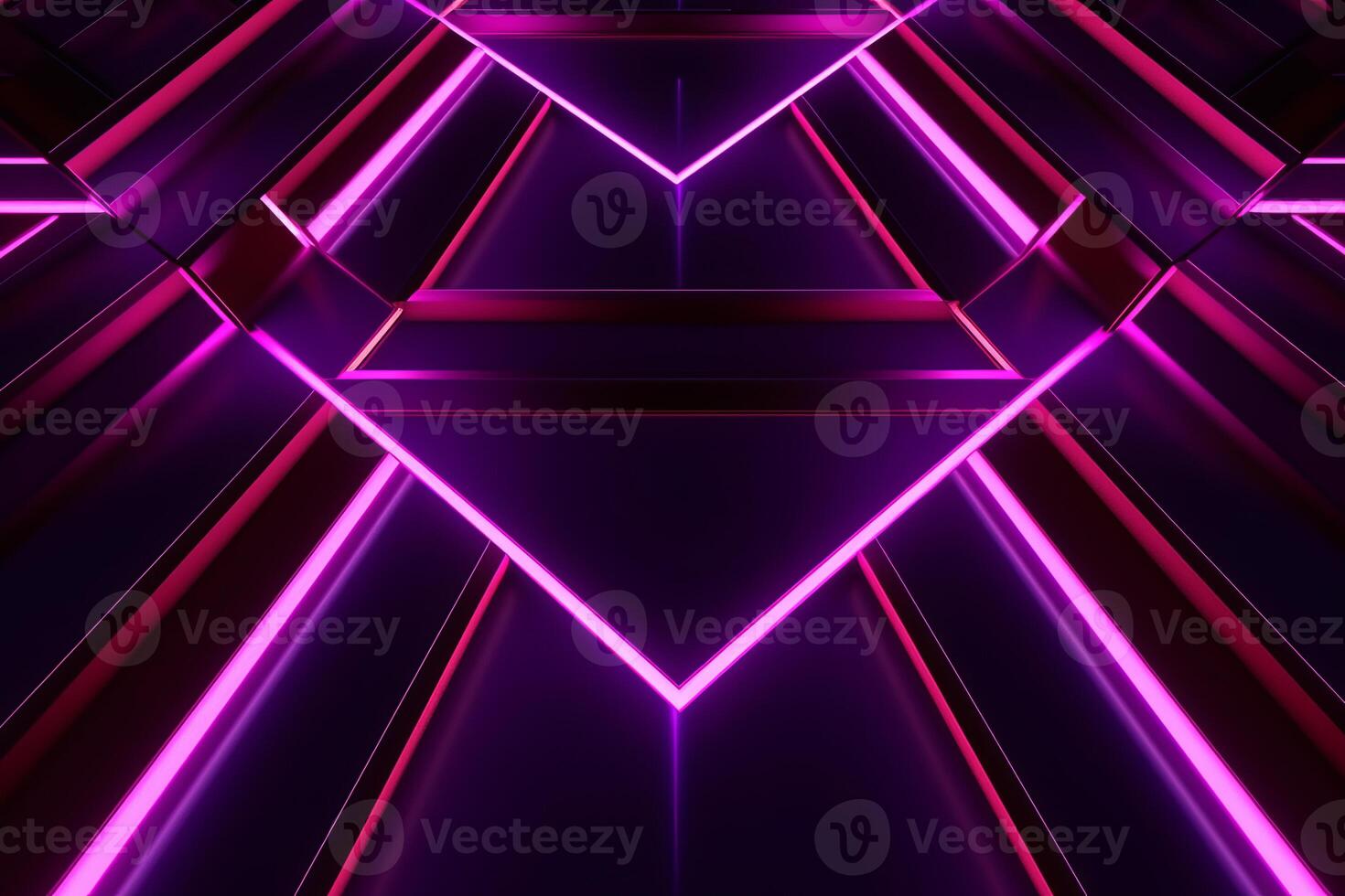 Sleek Modern Geometric Glowing Shapes Outline Background photo