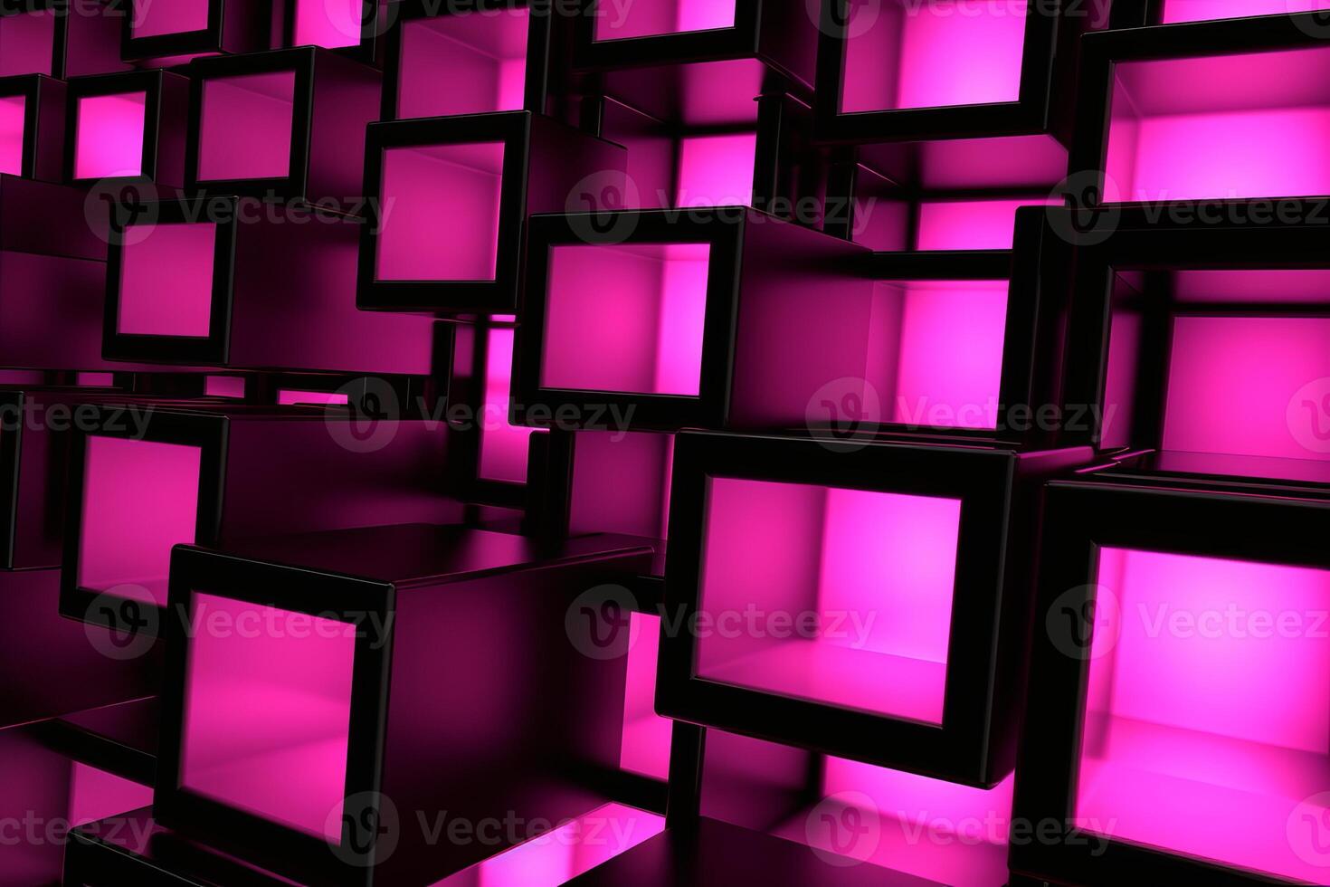 Sleek Modern Geometric Glowing Shapes Outline Background photo
