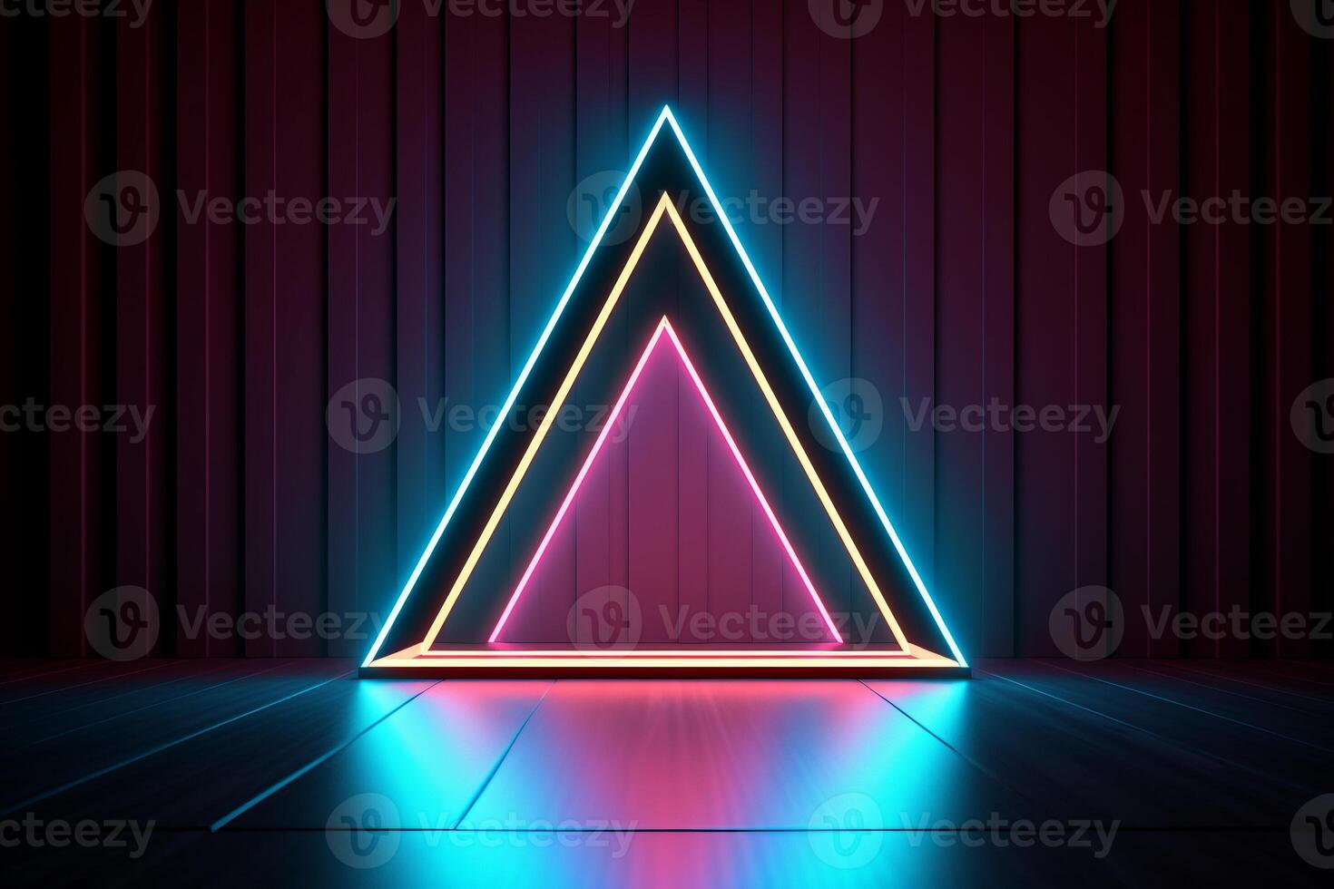 Sleek Modern Geometric Glowing Shapes Outline Background photo