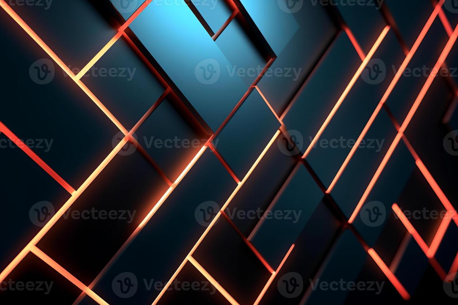 Sleek Modern Geometric Glowing Shapes Outline Background photo