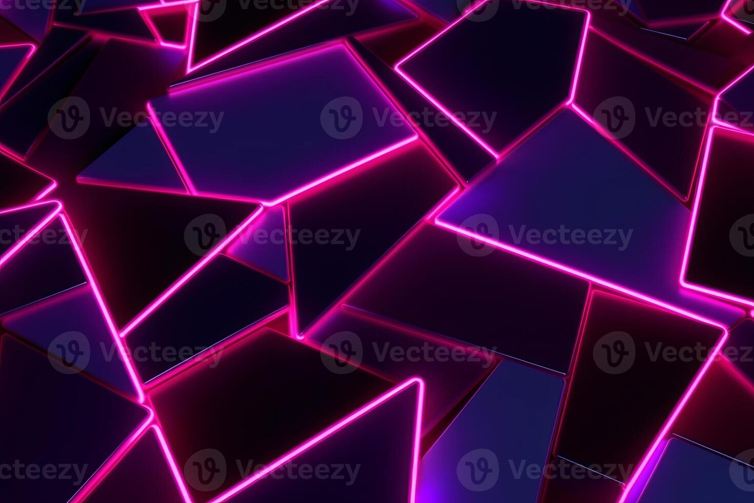 Sleek Modern Geometric Glowing Shapes Outline Background photo