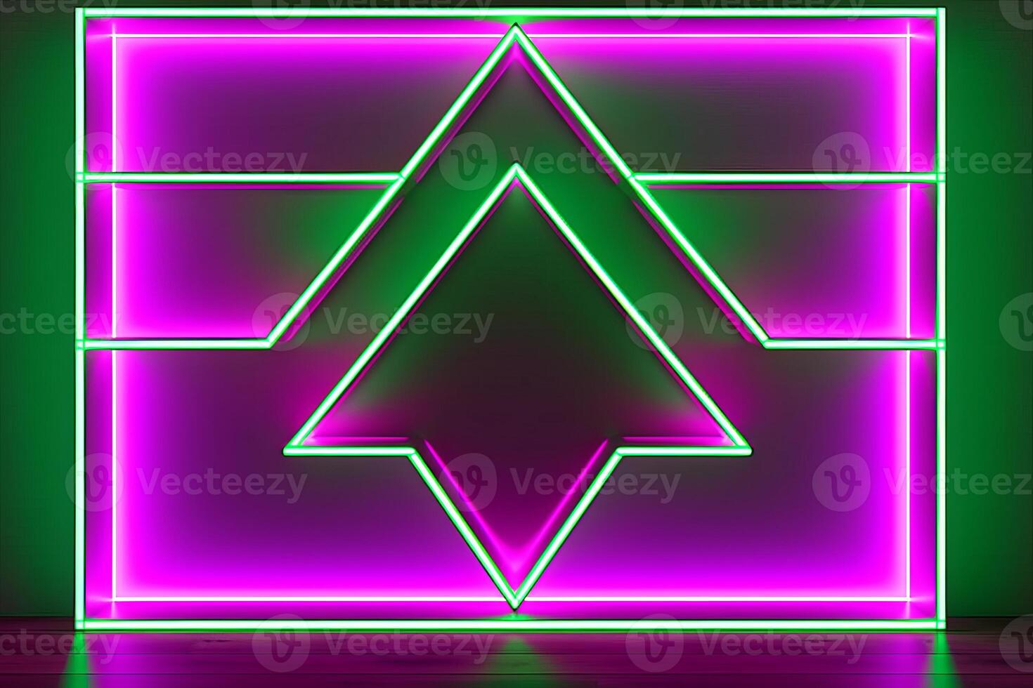 Sleek Modern Geometric Glowing Shapes Outline Background photo