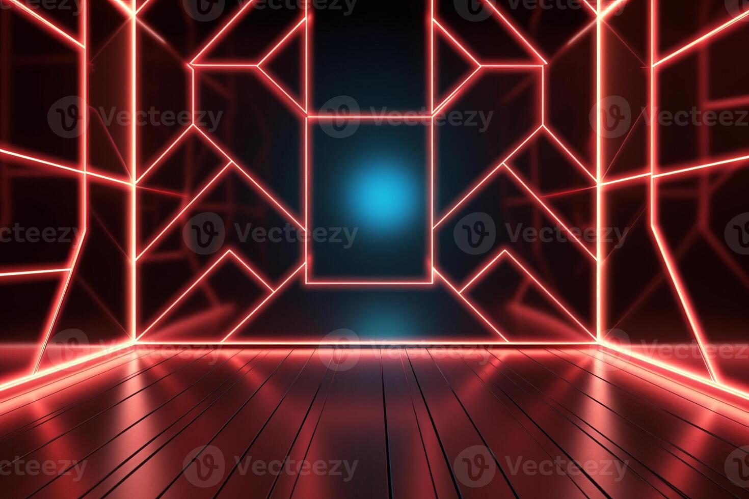 Sleek Modern Geometric Glowing Shapes Outline Background photo
