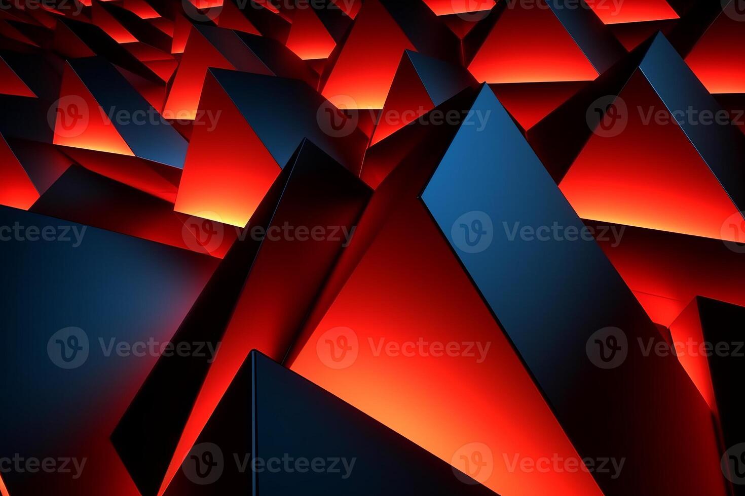 Sleek Modern Geometric Glowing Shapes Outline Background photo