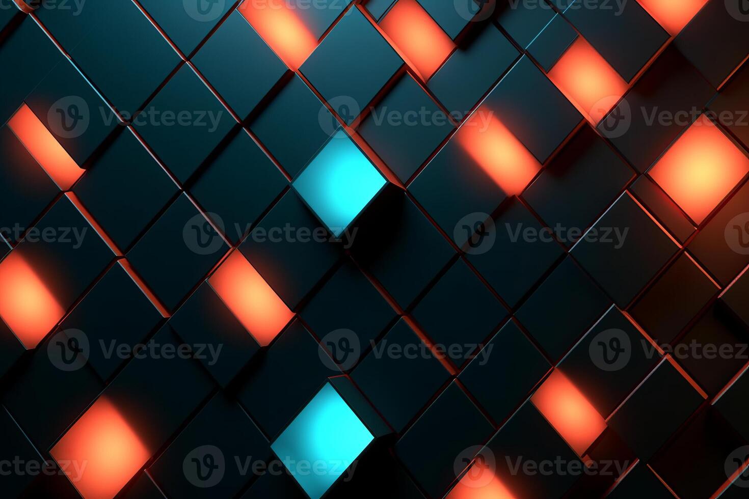 Sleek Modern Geometric Glowing Shapes Outline Background photo