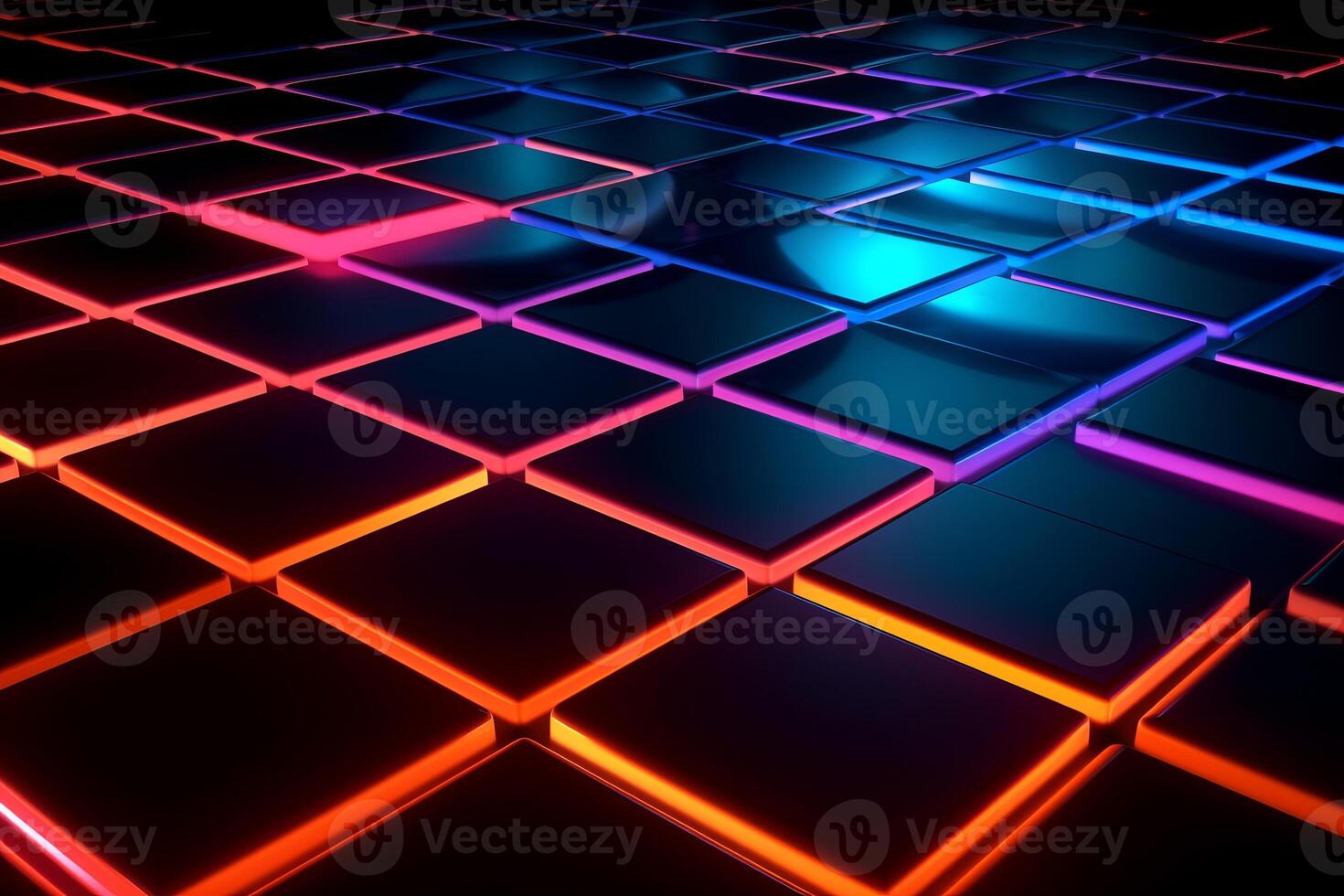 Sleek Modern Geometric Glowing Shapes Outline Background photo