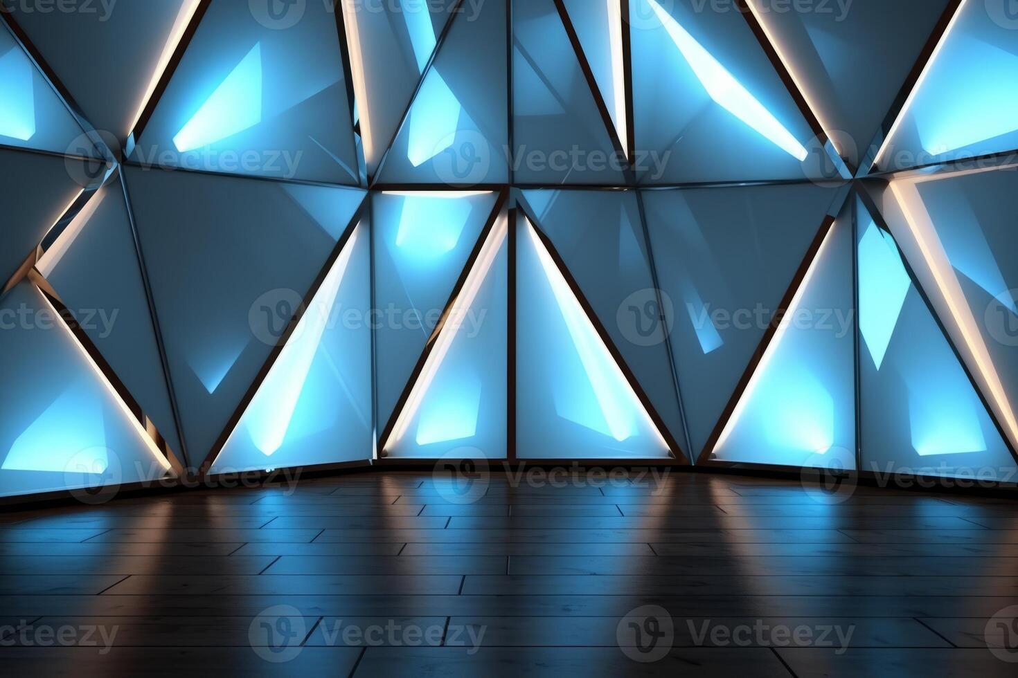 Sleek Modern Geometric Glowing Shapes Outline Background photo