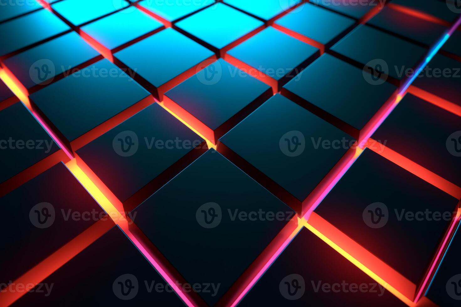 Sleek Modern Geometric Glowing Shapes Outline Background photo