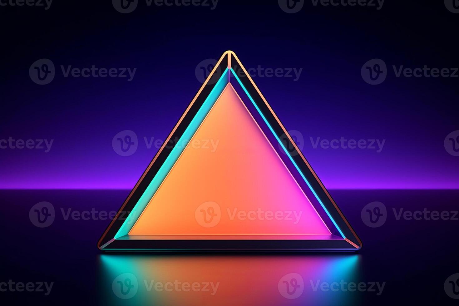 Sleek Modern Geometric Glowing Shapes Outline Background photo
