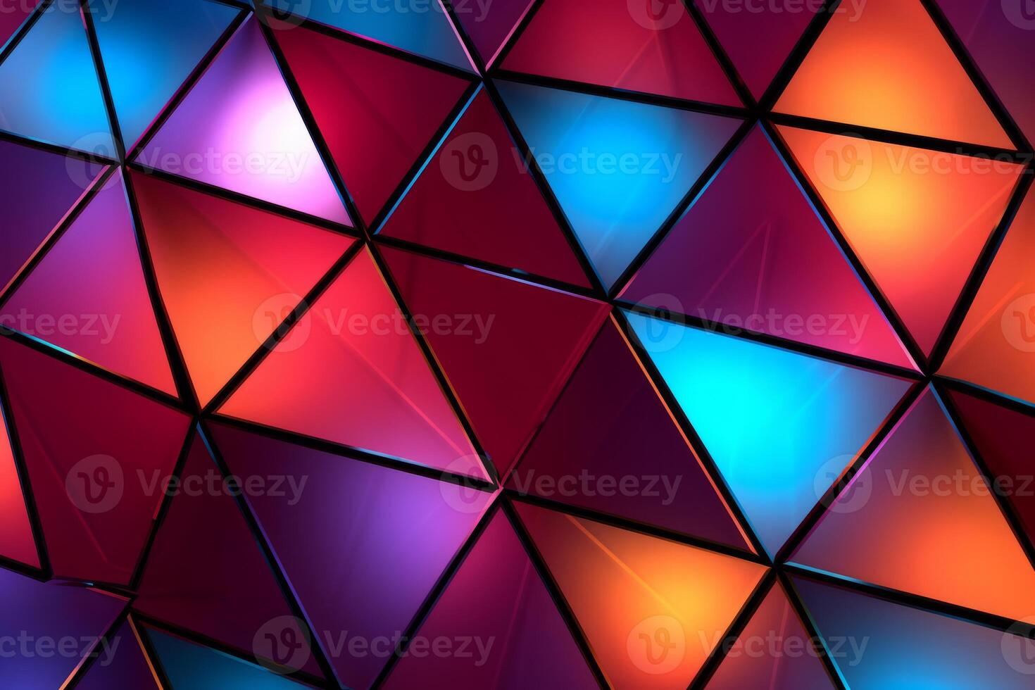 Sleek Modern Geometric Glowing Shapes Outline Background photo