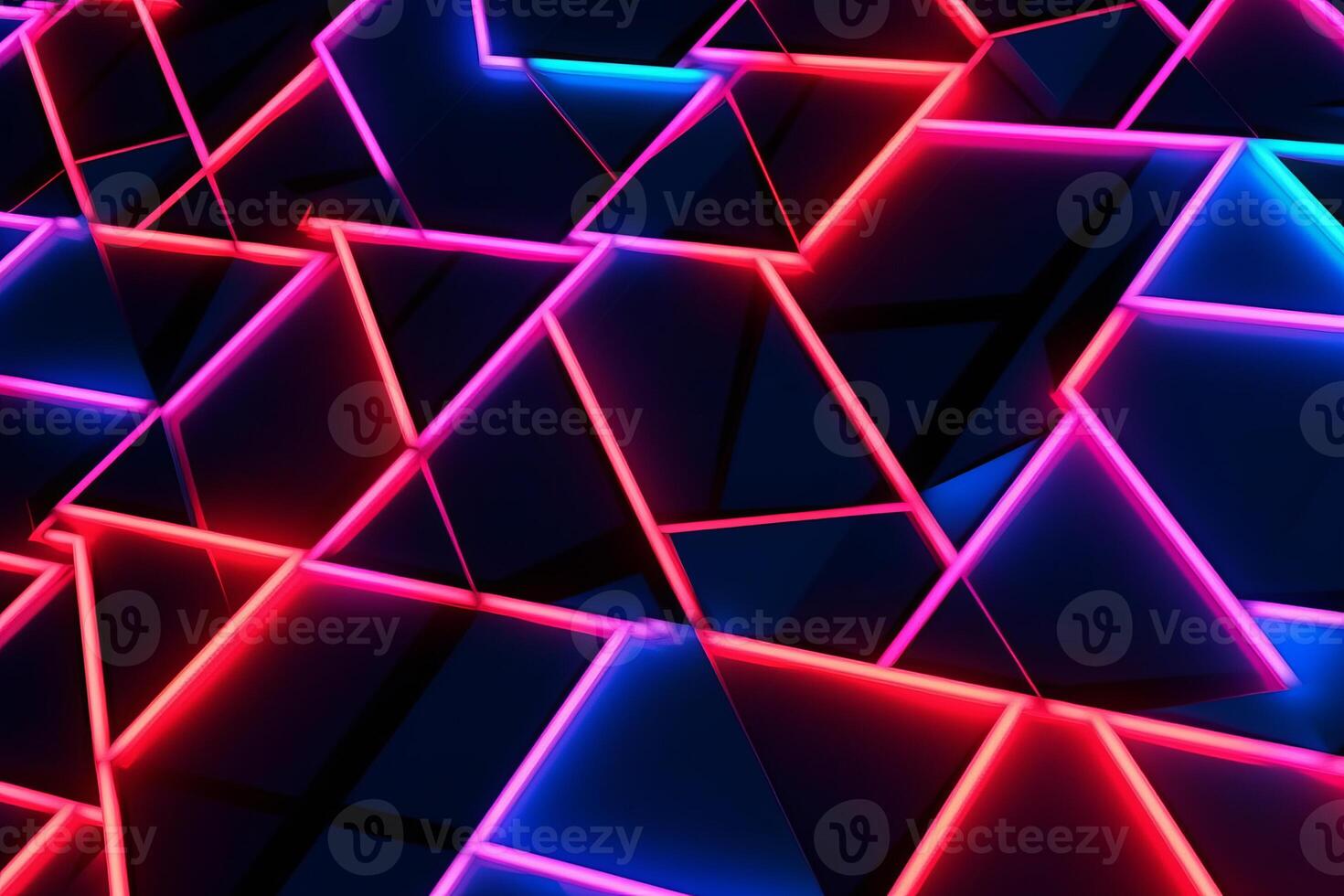 Sleek Modern Geometric Glowing Shapes Outline Background photo