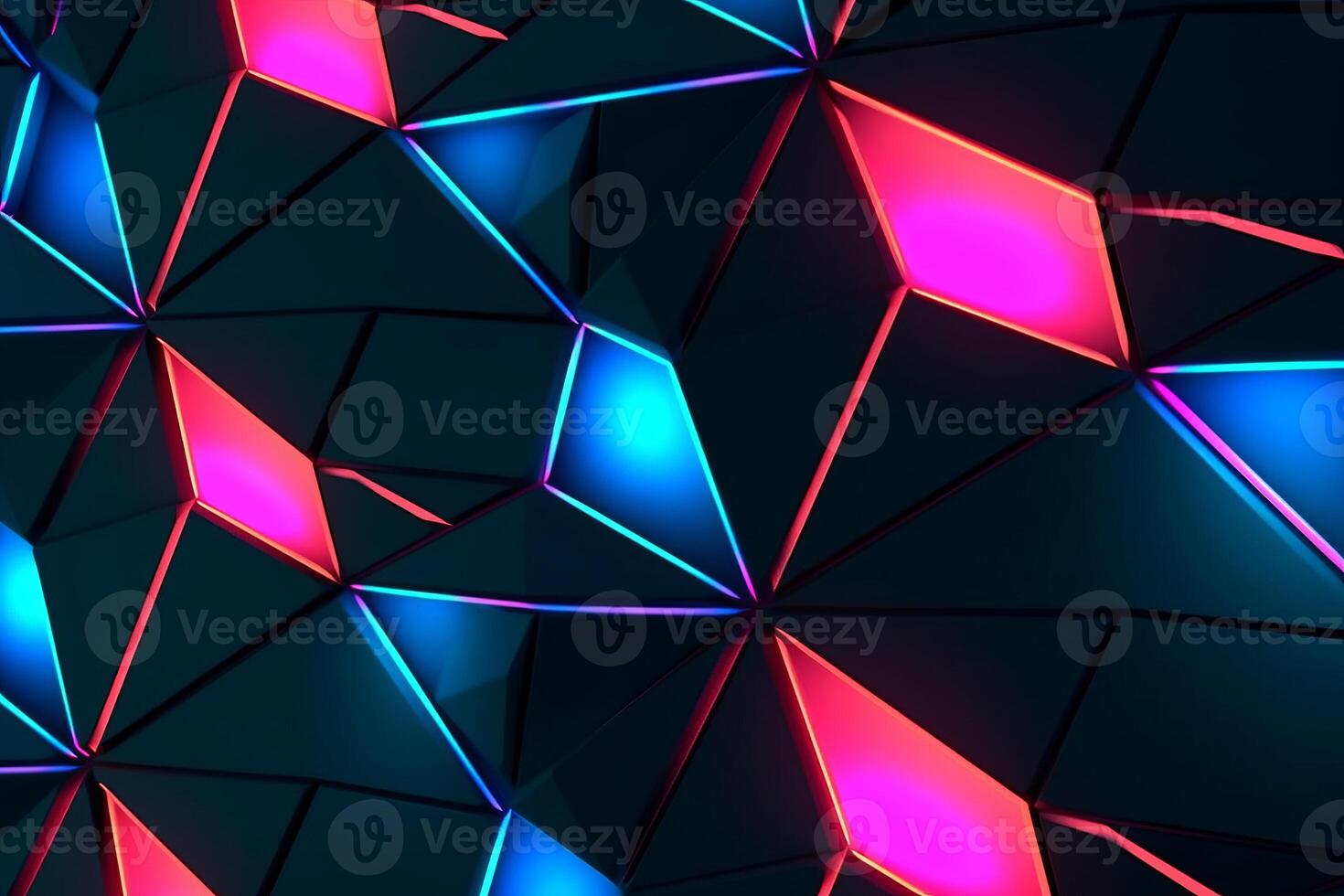 Sleek Modern Geometric Glowing Shapes Outline Background photo