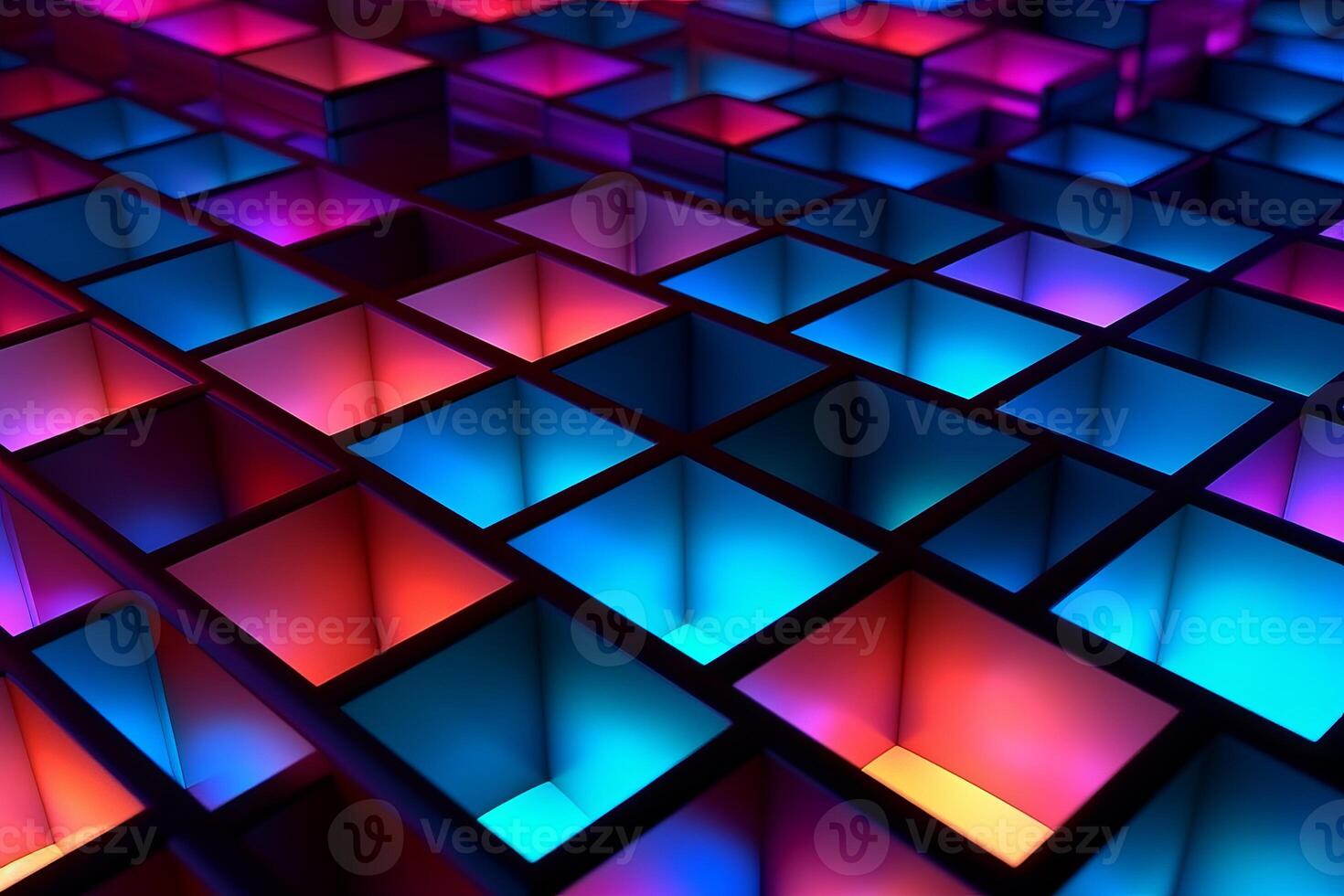 Sleek Modern Geometric Glowing Shapes Outline Background photo