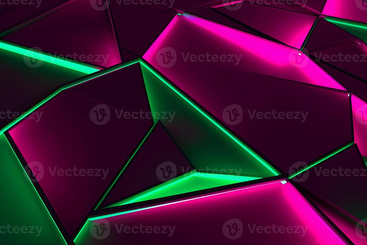 Sleek Modern Geometric Glowing Shapes Outline Background photo