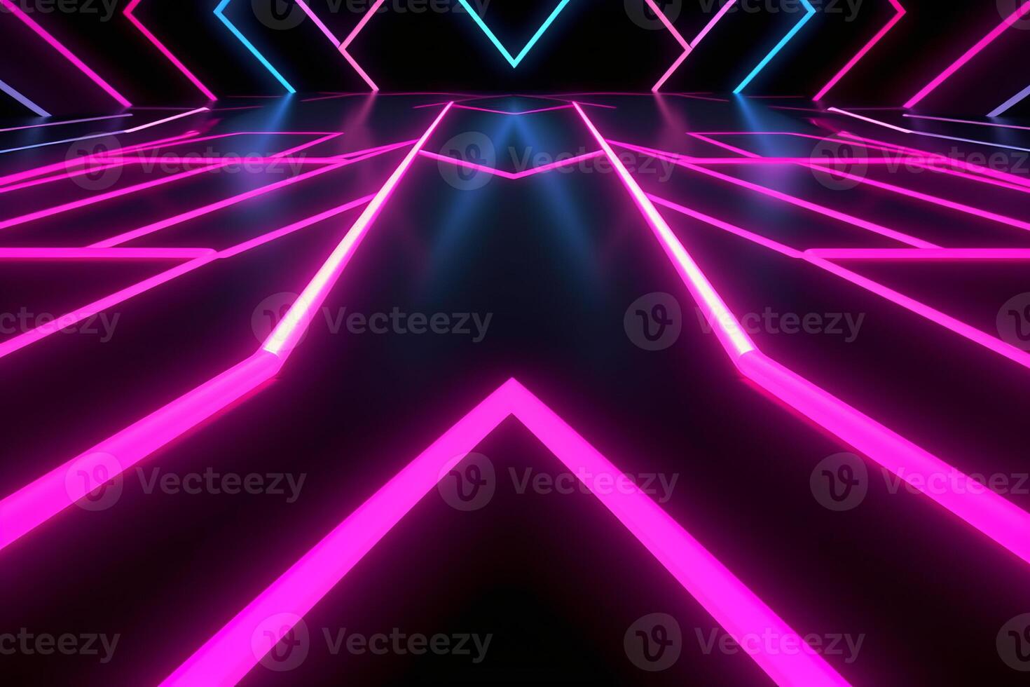 Sleek Modern Geometric Glowing Shapes Outline Background photo
