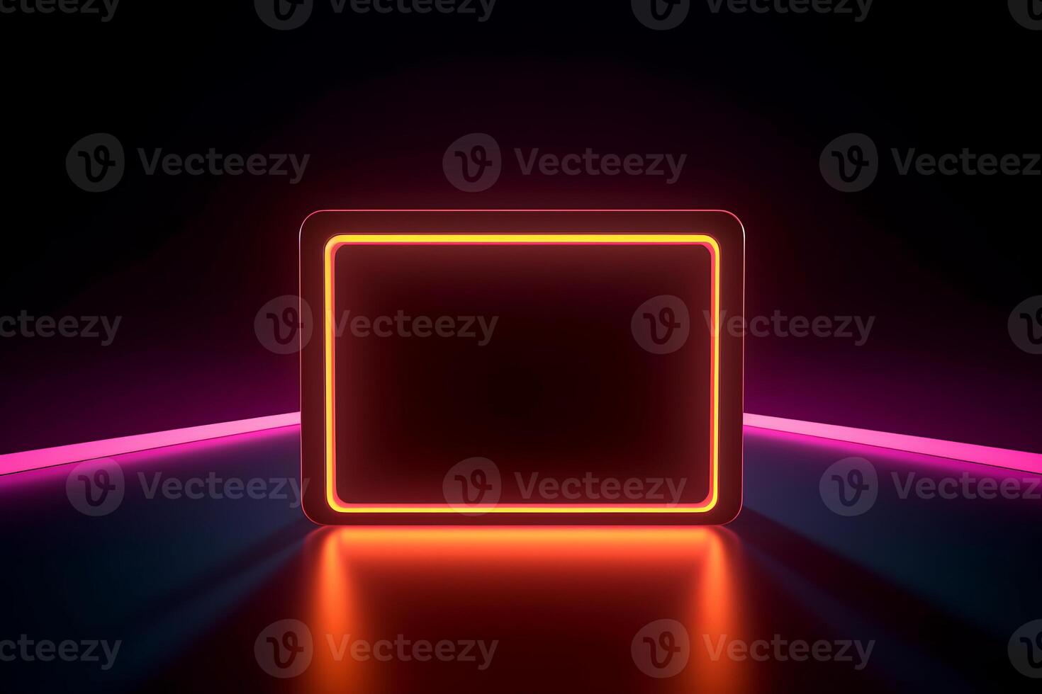 Sleek Modern Geometric Glowing Shapes Outline Background photo
