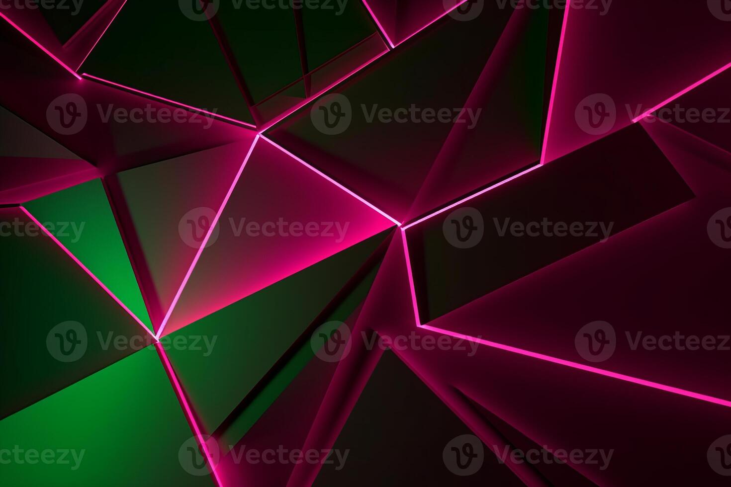 Sleek Modern Geometric Glowing Shapes Outline Background photo