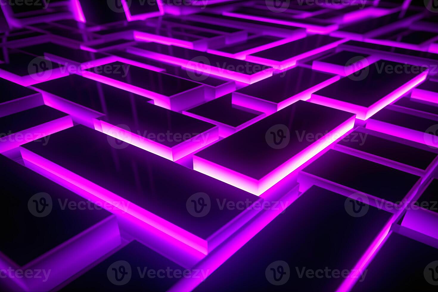 Sleek Modern Geometric Glowing Shapes Outline Background photo