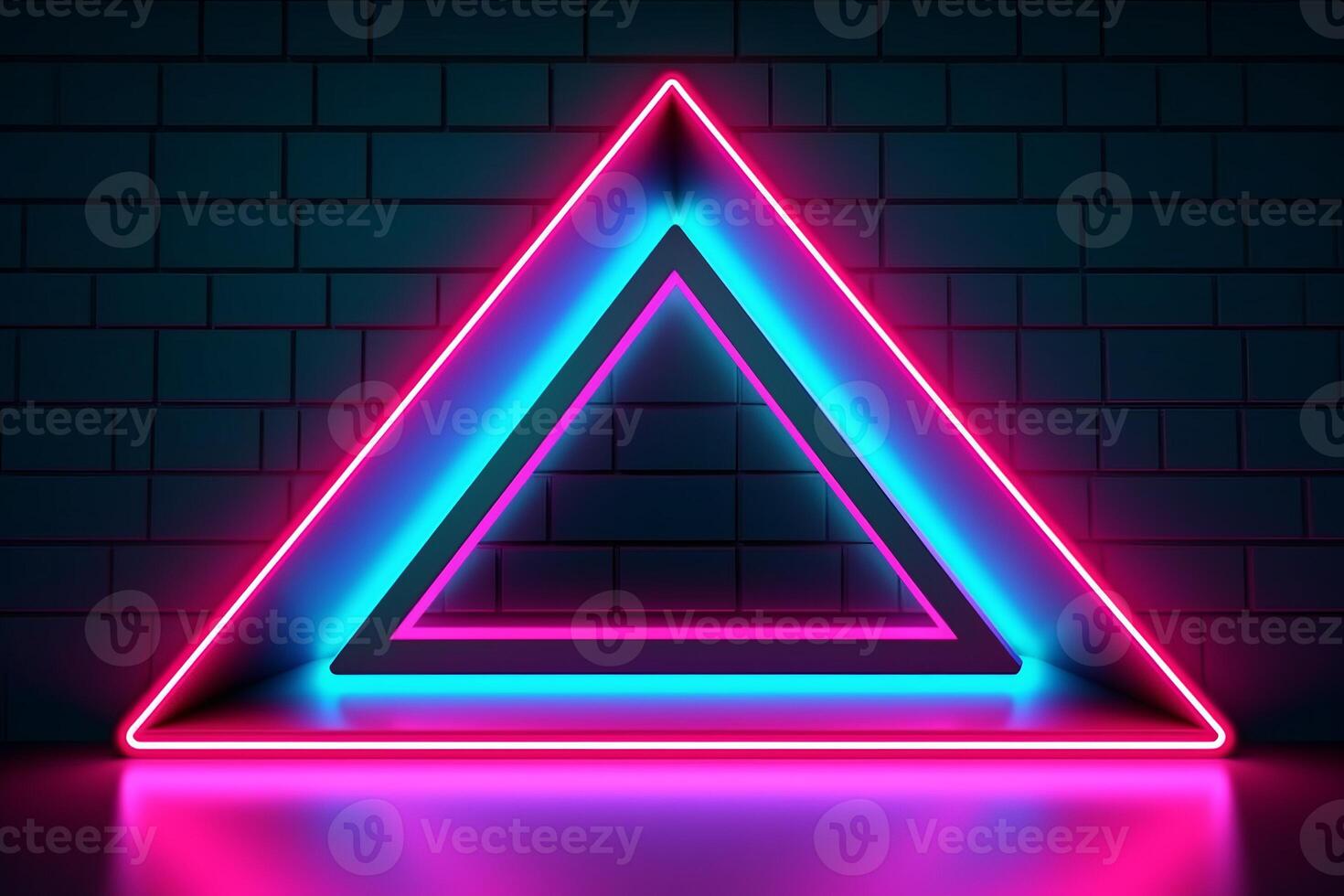 Sleek Modern Geometric Glowing Shapes Outline Background photo