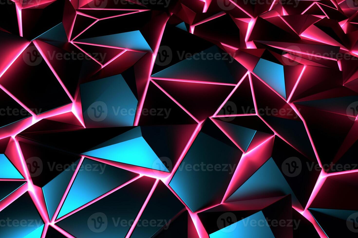 Sleek Modern Geometric Glowing Shapes Outline Background photo