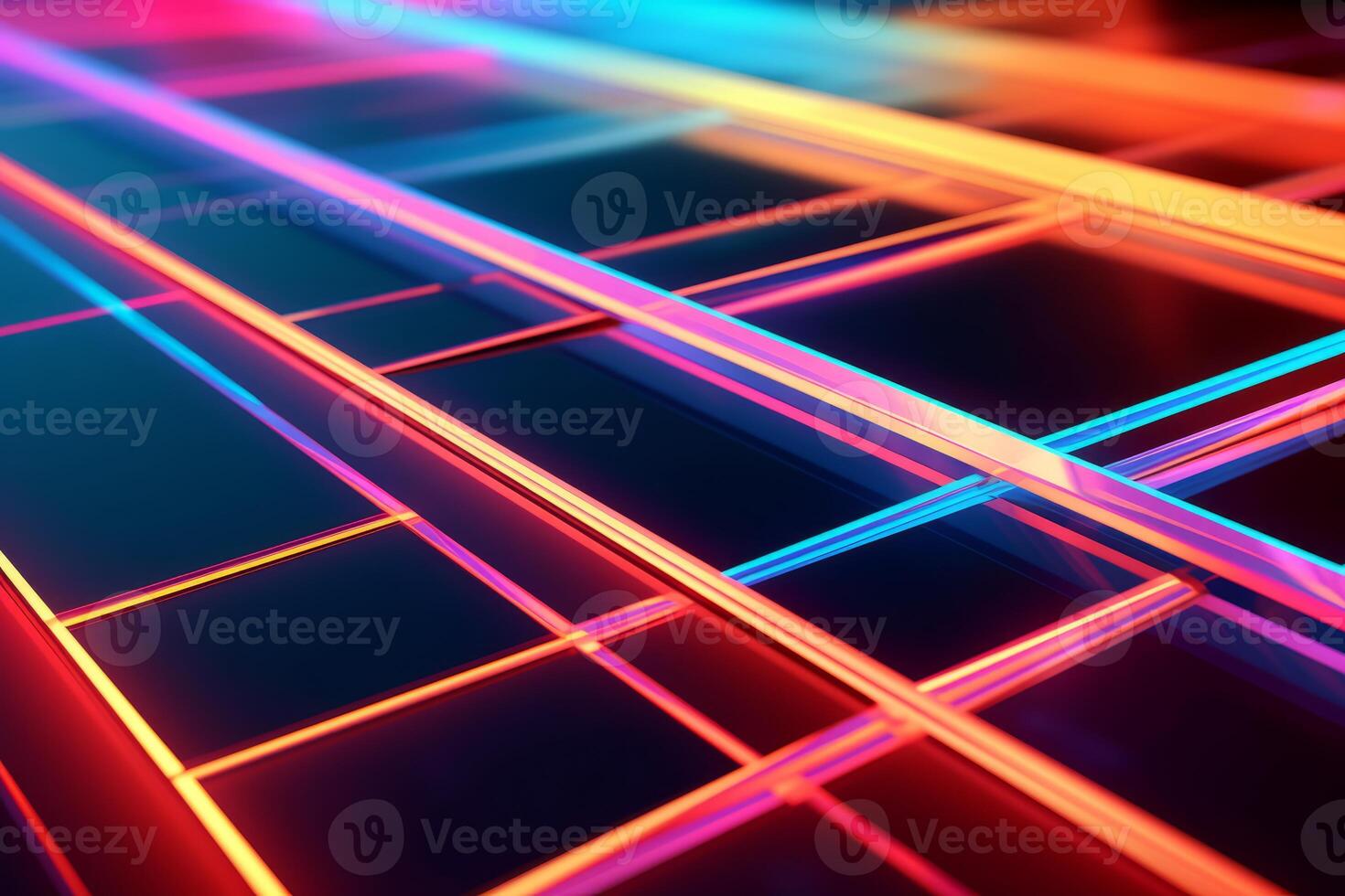Sleek Modern Geometric Glowing Shapes Outline Background photo