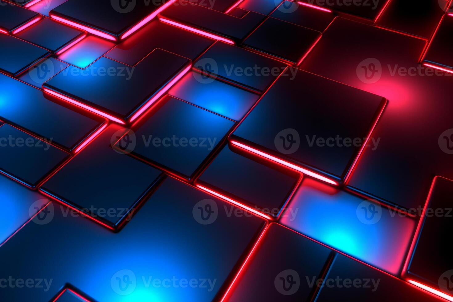 Sleek Modern Geometric Glowing Shapes Outline Background photo