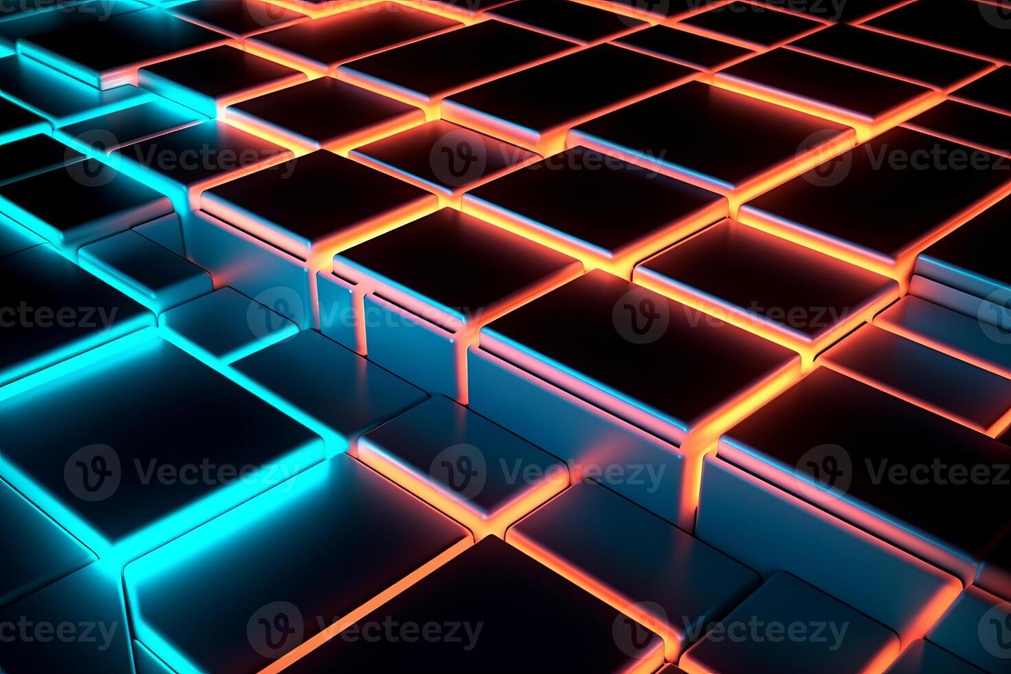 Sleek Modern Geometric Glowing Shapes Outline Background photo