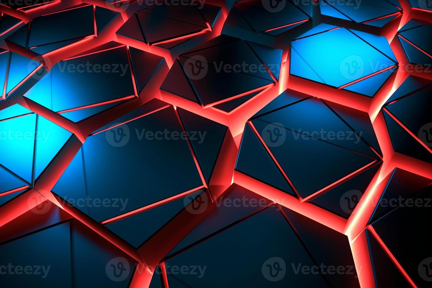 Sleek Modern Geometric Glowing Shapes Outline Background photo