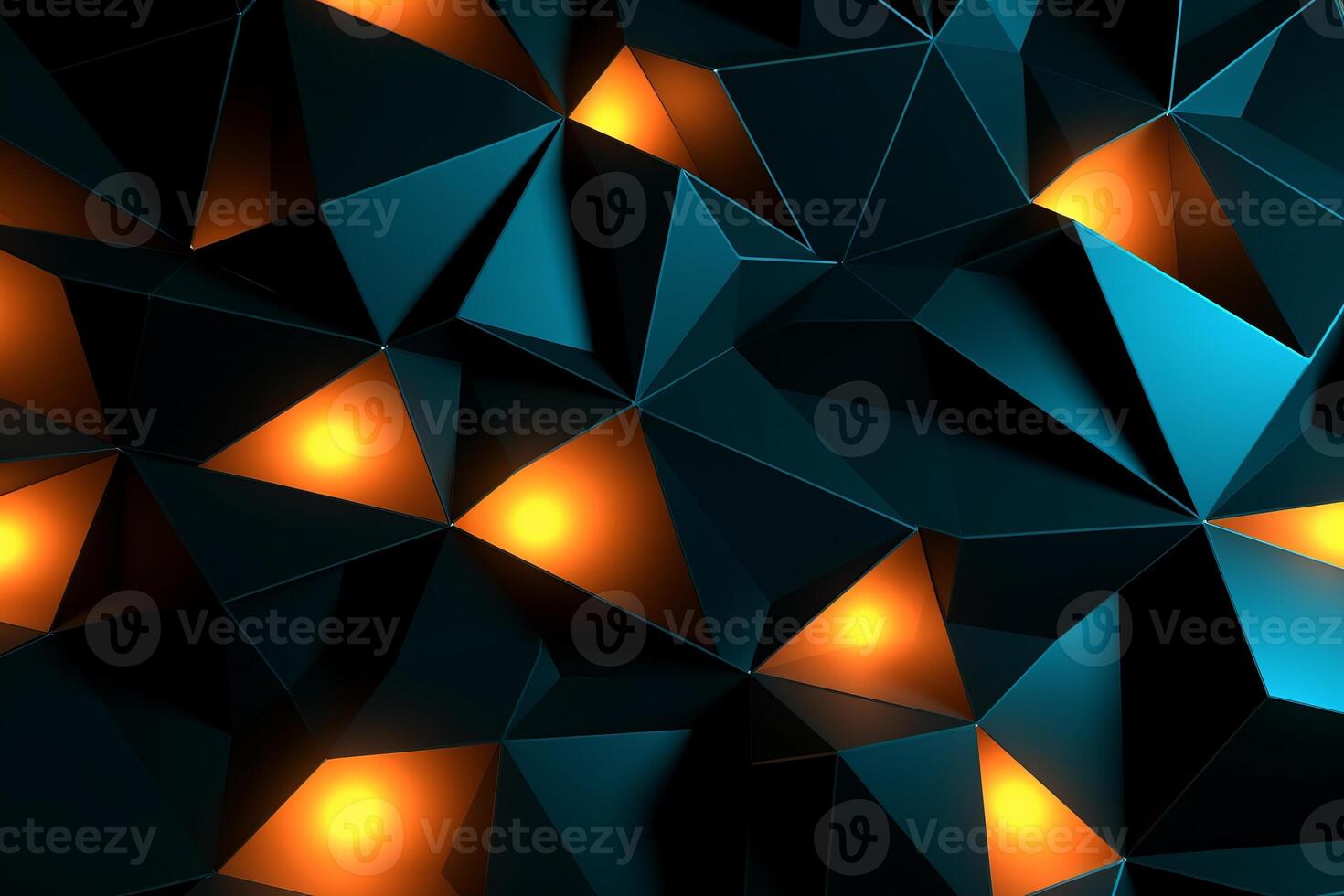 Sleek Modern Geometric Glowing Shapes Outline Background photo