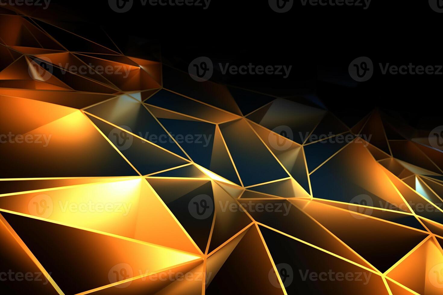 Sleek Modern Geometric Glowing Shapes Outline Background photo